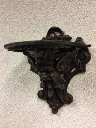 Wall bracket, wall console, iron brown